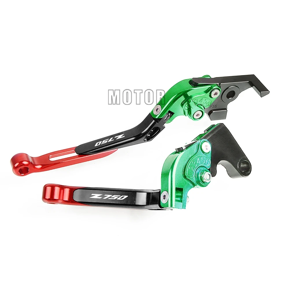Сводные сцепные рычаги для Kawasaki Z750 Z-750 2007 2008 2009 2010 2012 2013 мотоцикла с ЧПУ Регулируемый выдвижной рычаг Z 750