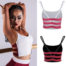 Латинский танцевальный костюм для взрослых без рукавов латинский танцевальный Топ для женщин латинский танец упражнения одежда для румбы платье DQS2911