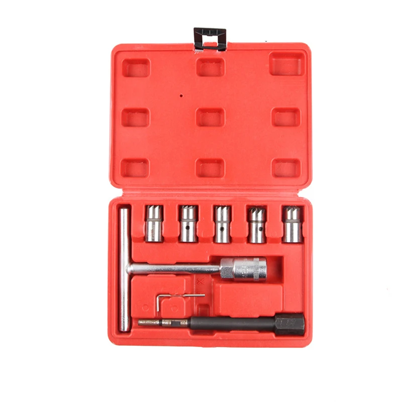 

7PCS Diesel Injector Seat Cutter Cleaner Tool Set To Clean Re-cutting The Injector Seat of Modern Common Rail Diesel Engines