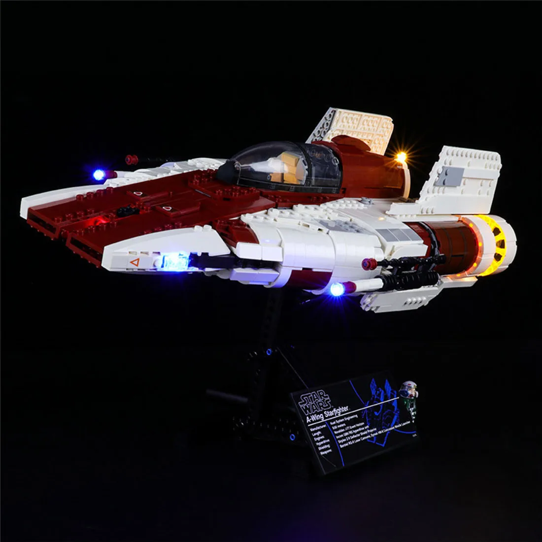 

USB Powered LED Lighting Kit for Space Wars: A-Wing Starfighter 75275 (LED Included Only, No Kit)
