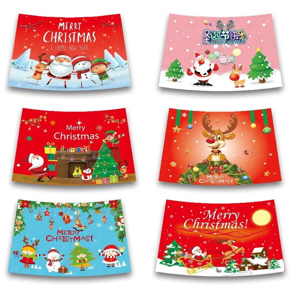 

Tapestry Wall Hanging Backgrounds Happy Christmas Background Cloth Snows Santa Claus Home Decor Christmas Party Scene Decoration
