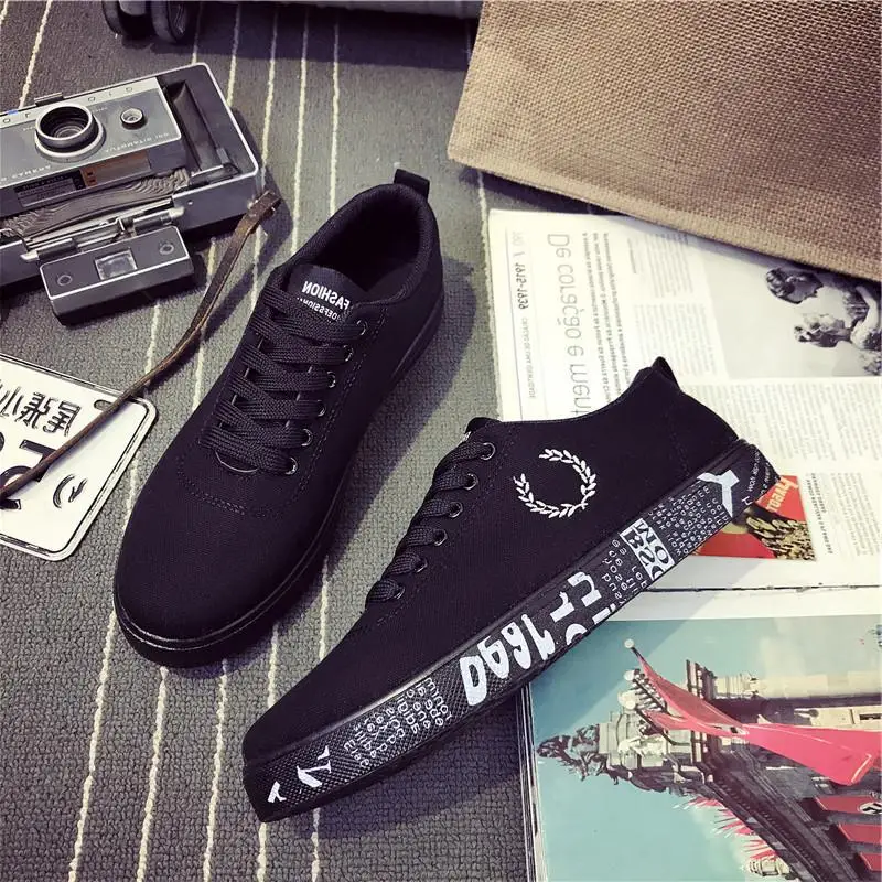 

2019 Spring New Style MEN'S SHOES Students Casual Youth Korean-style Versatile Shoes Trend Low Top Fashion