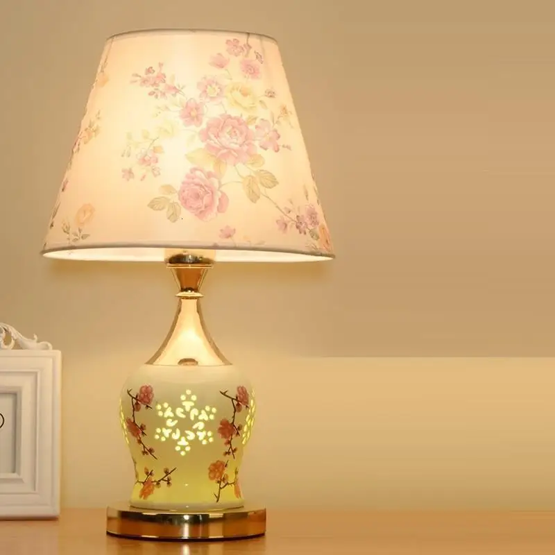 Chevet Chambre лампе Tischlampe Mariage европейский лампа для свадьбы Noche Lampara Maison деко Luminaria де меса стол прикроватный свет