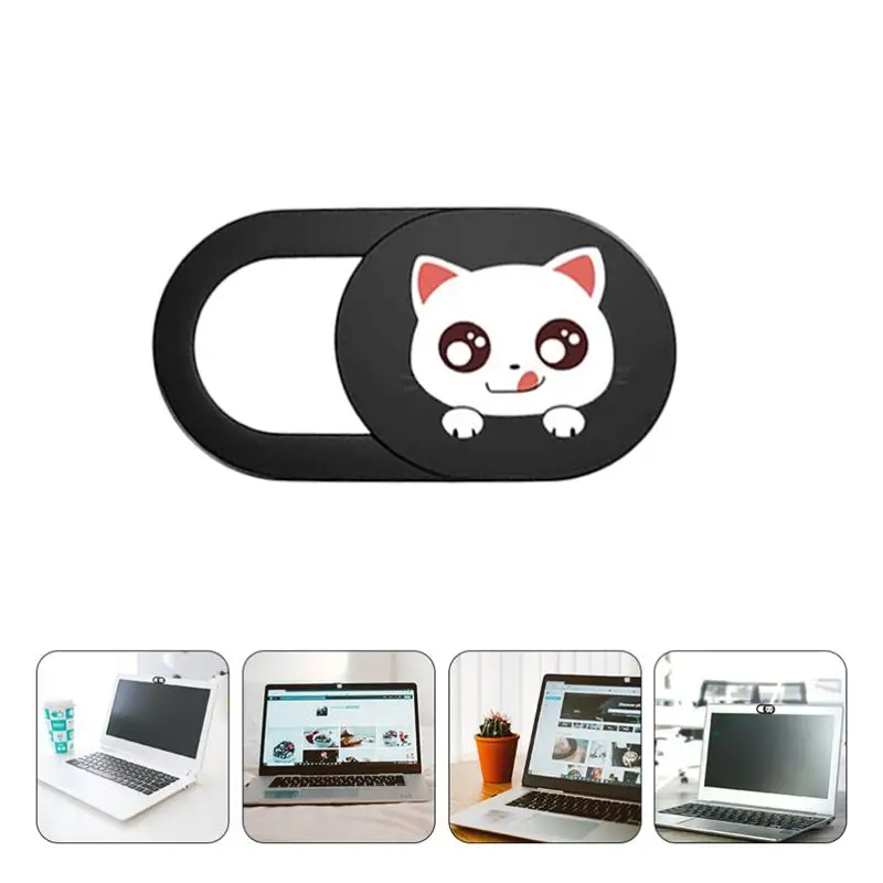 6pcs Lovely Cat Web Camera Cover Laptop Computer Tablet Webcam Slider Lens Cover