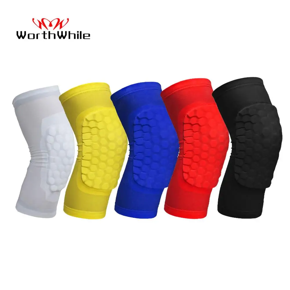 Details about   1PC Honeycomb Basketball Knee Pads Short Compression Leg Sleeves Protector Brace 