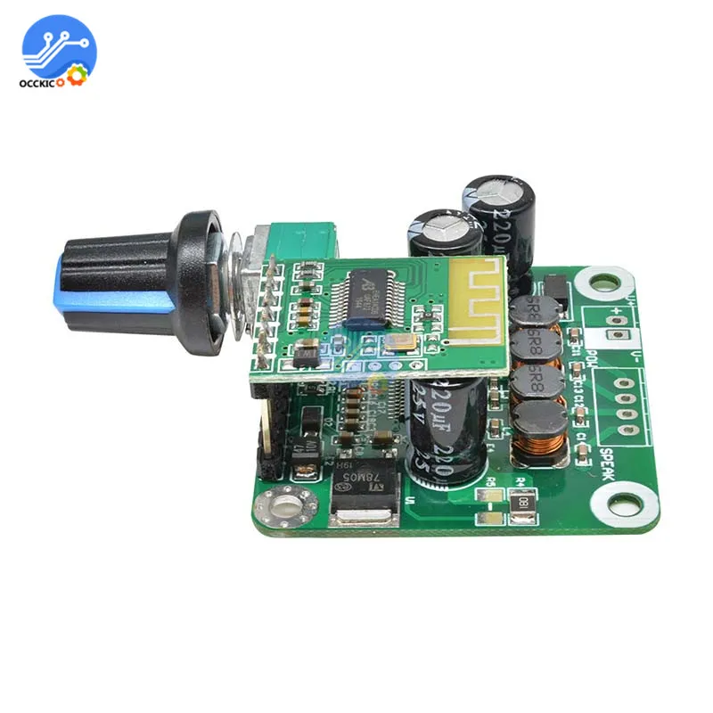 Плата цифрового усилителя TPA3110 плата с Bluetooth 4 2 15 Вт + 12-24 В стерео аудио USB динамик