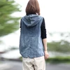 Max LuLu 2022 Korean Designer New Autumn Women Casual Denim Waistcoats Ladies Vintage Loose Vests Oversized Sleeveless Clothes ► Photo 3/6