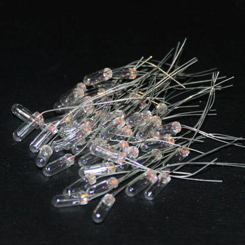 20pcs Miniature 6V/4mm 12V/3mm 12V/4mm Lamp Light Bulb Edison Incandescent Filament Rice lamp light bulb