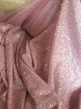 

fashionable tulle embroidery french net lace fabric Cyndi-9.7307 with beads for party dress