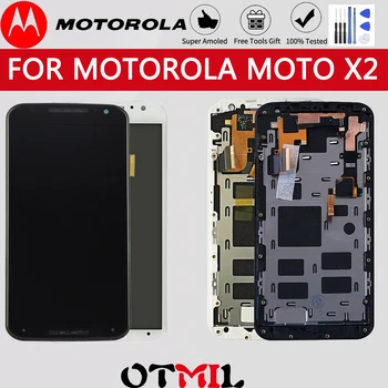 

Original For Motorola MOTO X2 XT1092 XT1096 XT1097 LCD Display Touch Screen with Frame Digitizer Assembly For Moto X 2 LCD $