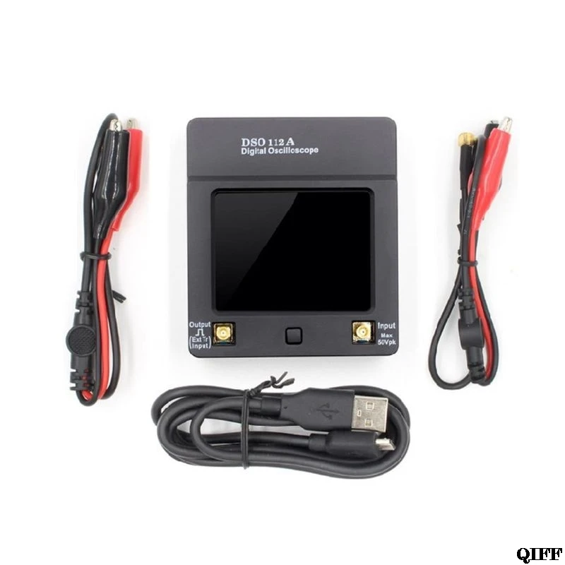 DSO 112A Мини цифровой осциллограф сенсорный экран TFT Портативный Карманный USB интерфейс 2 МГц полоса пропускания 5Msps частота дискретизации