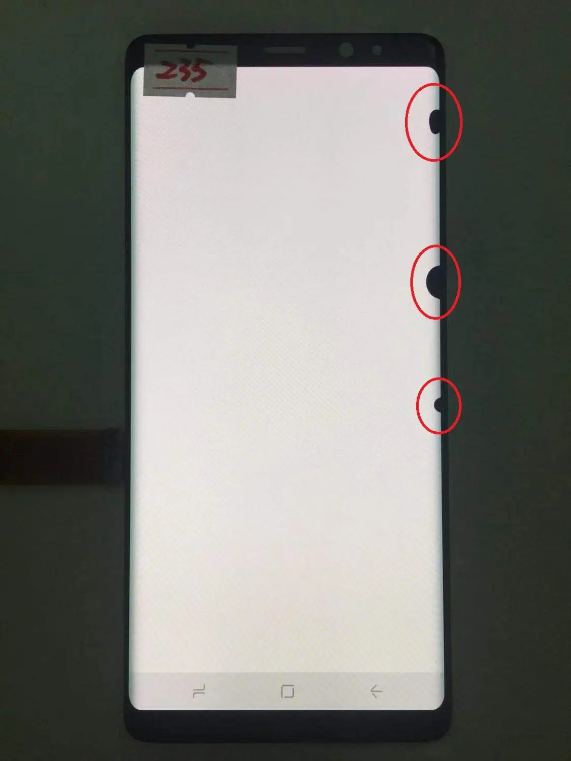 AMOLED дисплей для SAMSUNG Galaxy NOTE8 lcd N950U N950I N950F дисплей сенсорный экран в сборе с черными точками - Цвет: NO.235