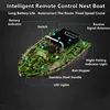 Smart Fixed Speed Cruise Radio Remote Control Fishing Bait Boat 1.5KG 500M Dual Night Light Lure Fishing RC Bait Boat Fishing 6