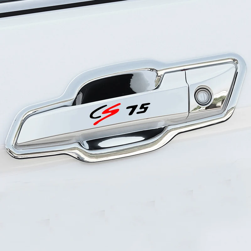 Lsrtw2017 для Changan Cs75 дверные ручки автомобиля планки хромированные аксессуары для интерьера молдинги