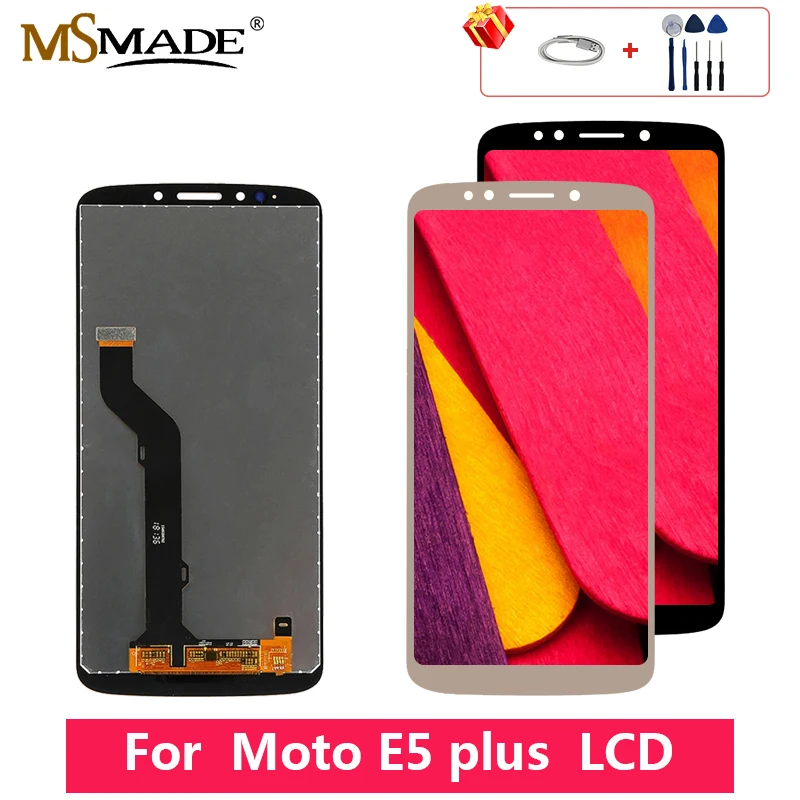 

For Motorola Moto E5 Plus XT1924 XT1924-1 XT1924-2 LCD Touch Screen Digitizer Display Replacement Assembly Parts With Frame
