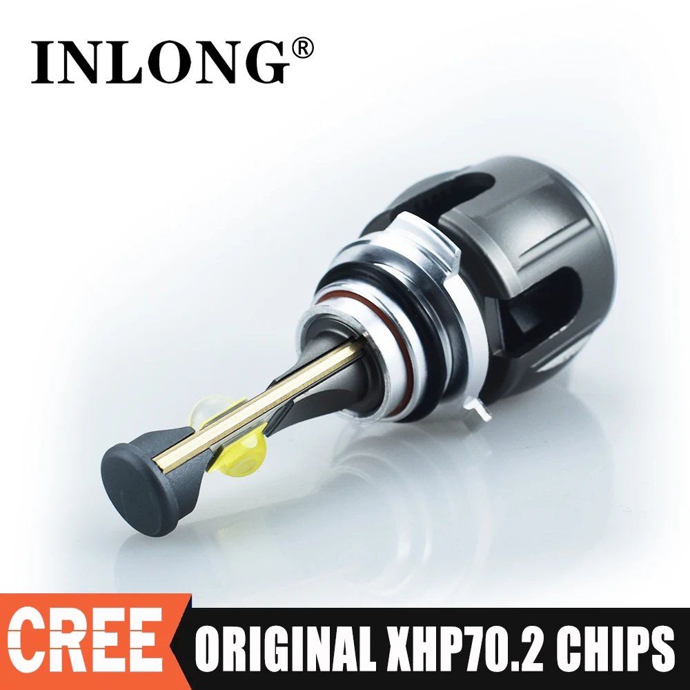 INLONG Xhp70 2nd Generation 9006 hb4 светодиодный фонарь H11 H8 H1 H7 h4 9012 9005 Автомобильные фары