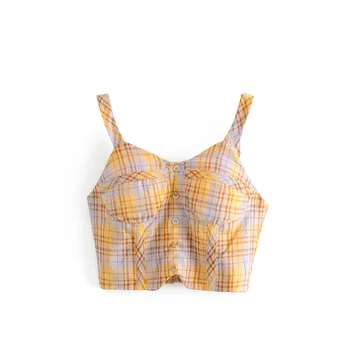 

2019 Spring WOMEN'S Underwear-Pattern Vest Tops Women's 2024