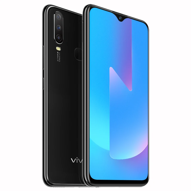 DHL Быстрая Vivo U3X сотовый телефон Snapdragon 665 Android 9,0 6,3" HD 4G ram 64GB rom 18W зарядка отпечаток пальца Лицо ID 5000mAh
