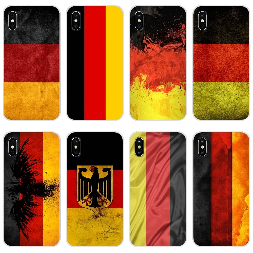 For Huawei Honor 4C 5C 6X 7 7A 7C 8 9 10 8C 8S 8X 9X 10I 20 Lite Pro Germany Flag Accessories Phone Cases Covers | Мобильные
