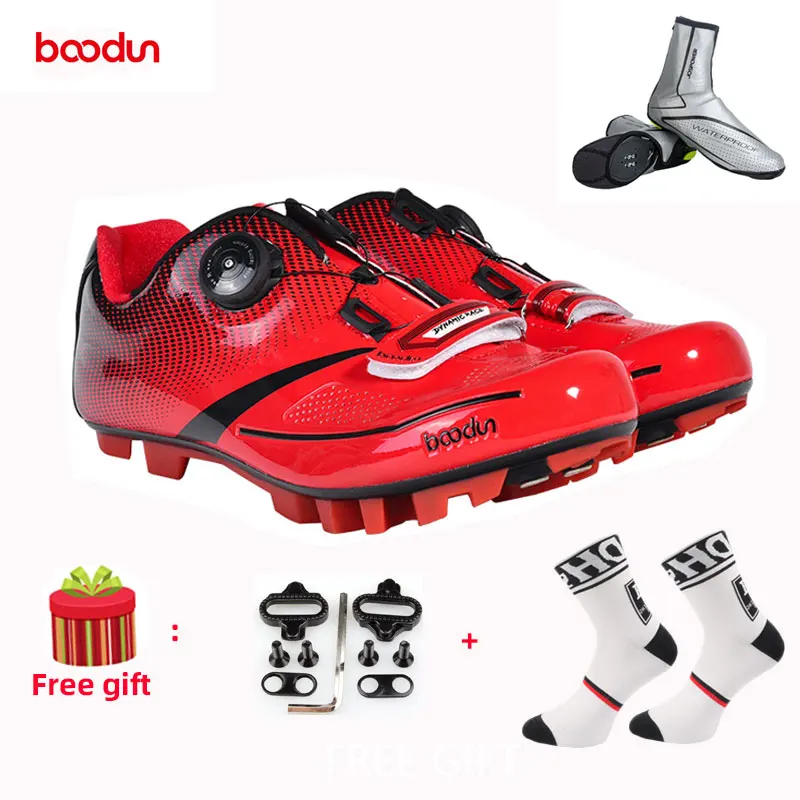 Boodun Breathable Professional Selflocking Cycling Shoes Mtb Bicycle
