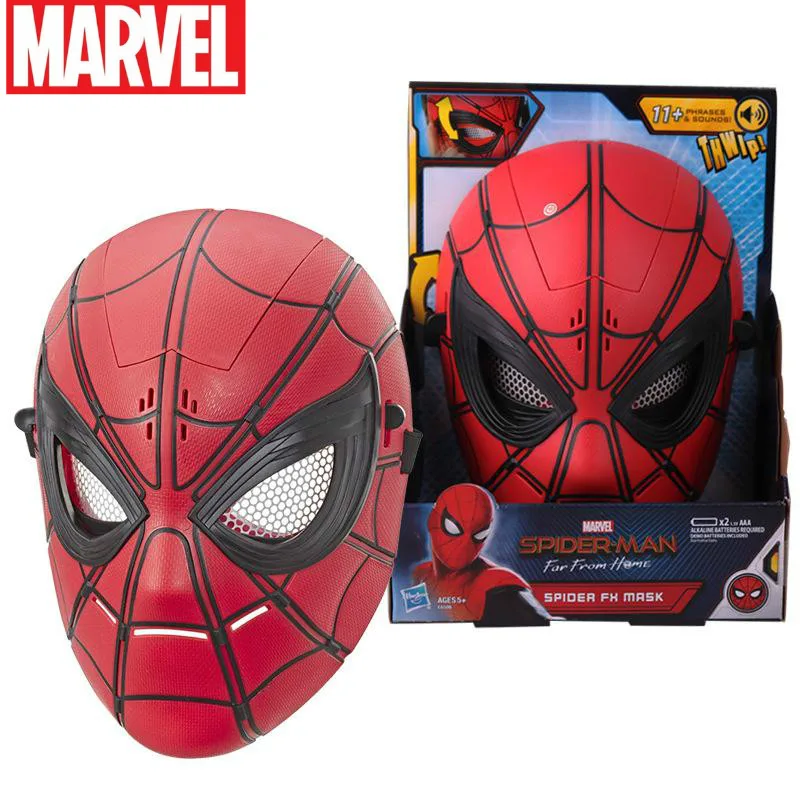 

Disney Marvel 3d Spiderman Far From Home Masks For Avengers Iron Spider Man Cosplay Superhero Mask Lense Children's Costume Toy