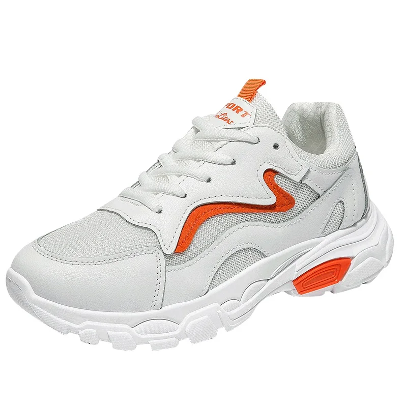 Женская обувь, женские кроссовки, удобная обувь для бега, женская обувь, дышащая обувь, женская обувь, женская обувь, zapatillas mujer - Цвет: Оранжевый