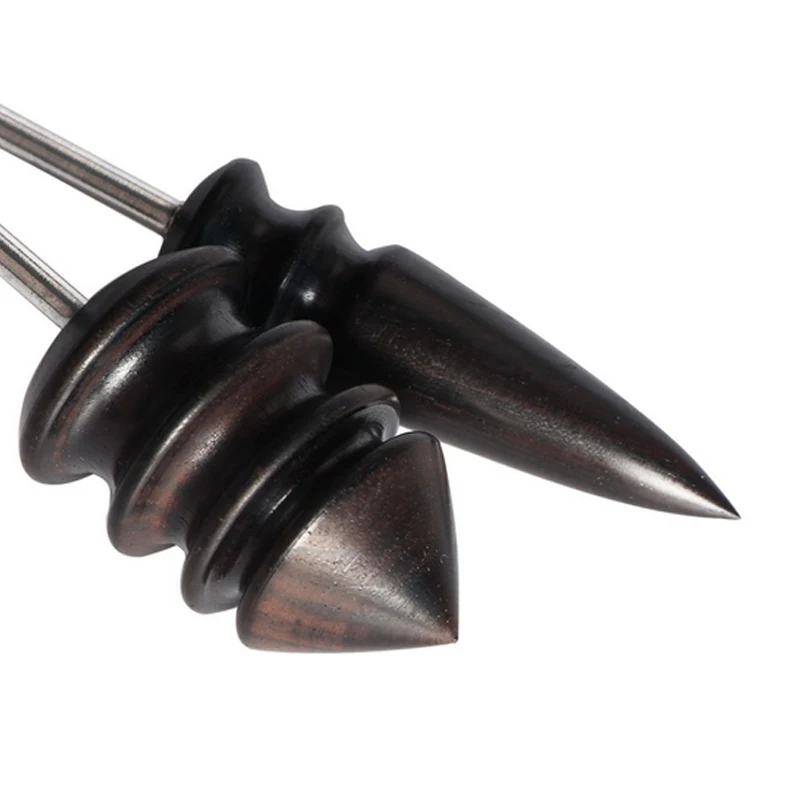 Leather Edge Electric Polishing Slicker Flat/Pointed Head Sandalwood Leathers Craft DIY Tools Tip Burnisher SP99