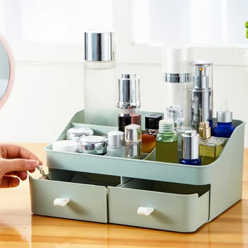 

Desktop Organizer Drawer Plastic Makeup Organizers Storage Box Cosmetic Drawers Jewelry Display Box Make Up Container