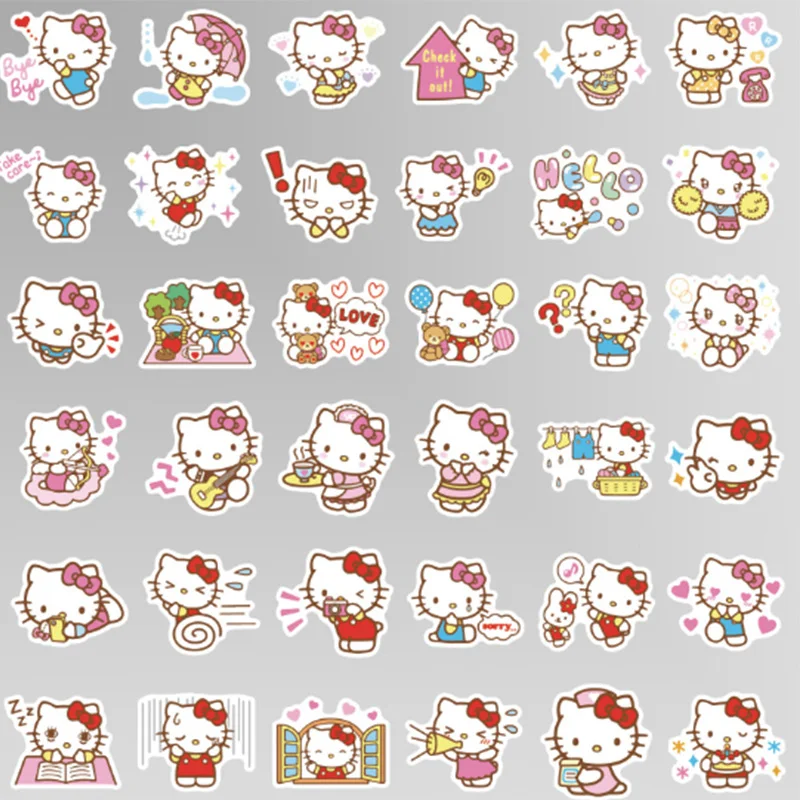 40 шт./компл. Милая Пижама Hello Kitty Пижамный костюм с небольшой мобильный телефон