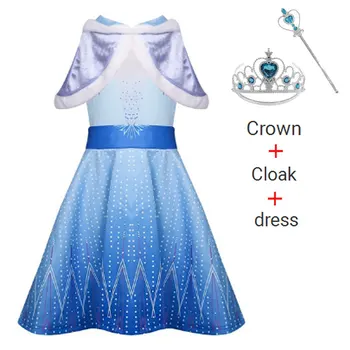 

Ice and snow 2 Aisha girl dress princess skirt child dress costume Cinderella Snow White Carnival Cosplay Party Children