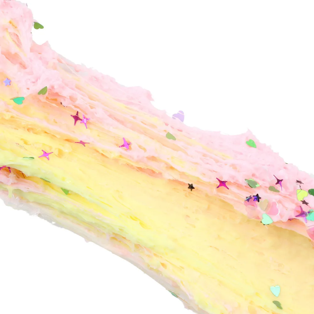 Squishy Scented Stress Kids Clay Toys Decompression Mud Toy Mixing Cloud Cotton Candy Slime Unzip Anti-stress Gift #B