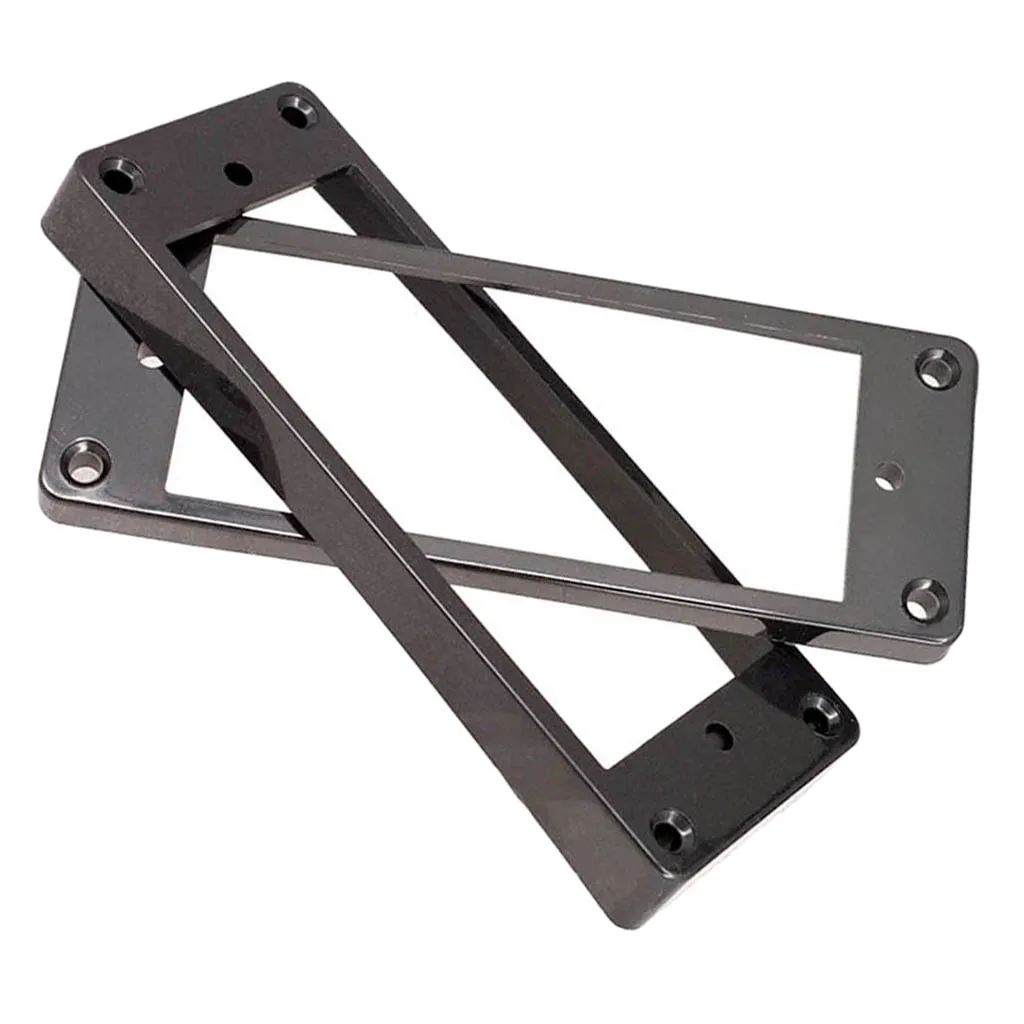 Mini Humbucker Pickup Rings Neck & Bridge Per Sostituzione Chitarra Elettrica Nera