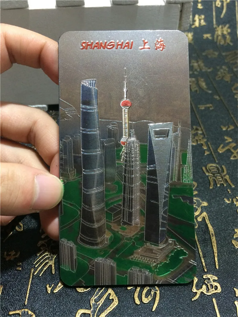 BABELEMI Шанхай Китай 3D холодильник магнит мир сувениры холодильник магнитная наклейка