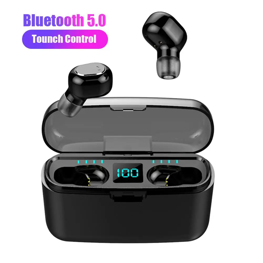 M8W Портативный цифровой дисплей TWS HD вызов наушник Bluetooth 5,0 беспроводные наушники-вкладыши спортивные наушники Поддержка iOS/Android телефоны