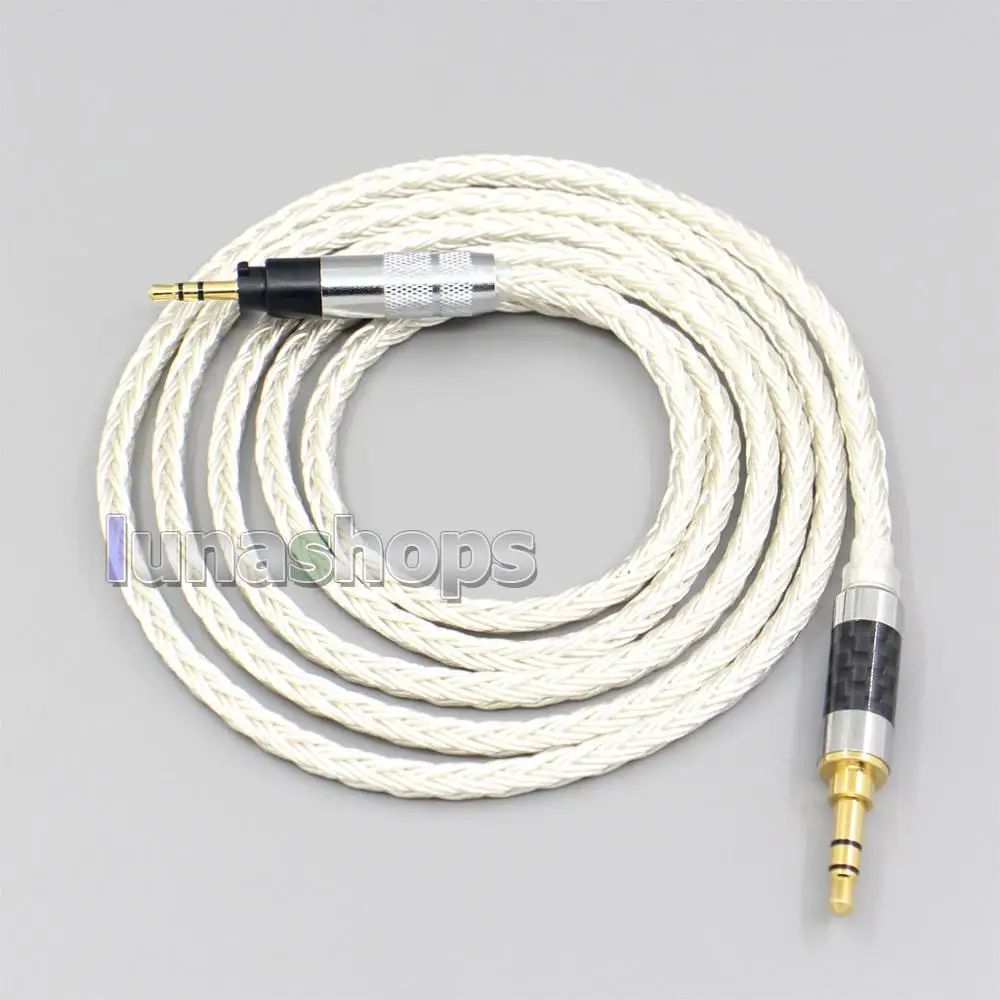 LN006358 XLR Balanced 3 5mm 2 5mm 8 Cores Silver Plated Headphone Cable For UE Live UE6Pro Lighting SUPERBAX IPX