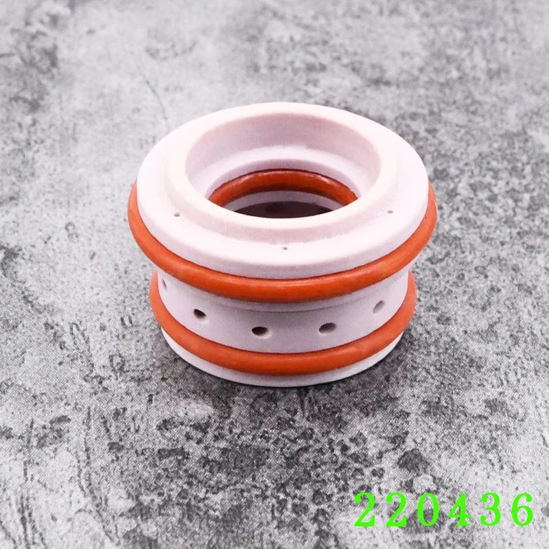 CNC plasma cutting machine cutting nozzle fittings electrode nozzle HPR260 eddy current ring 220436 electrode 220435 220439
