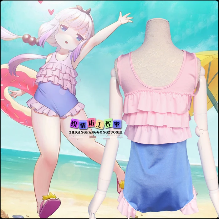 Аниме Высокое качество Chi No Maid Dragon Kanna Kobayashi сексуальный купальник/купальник