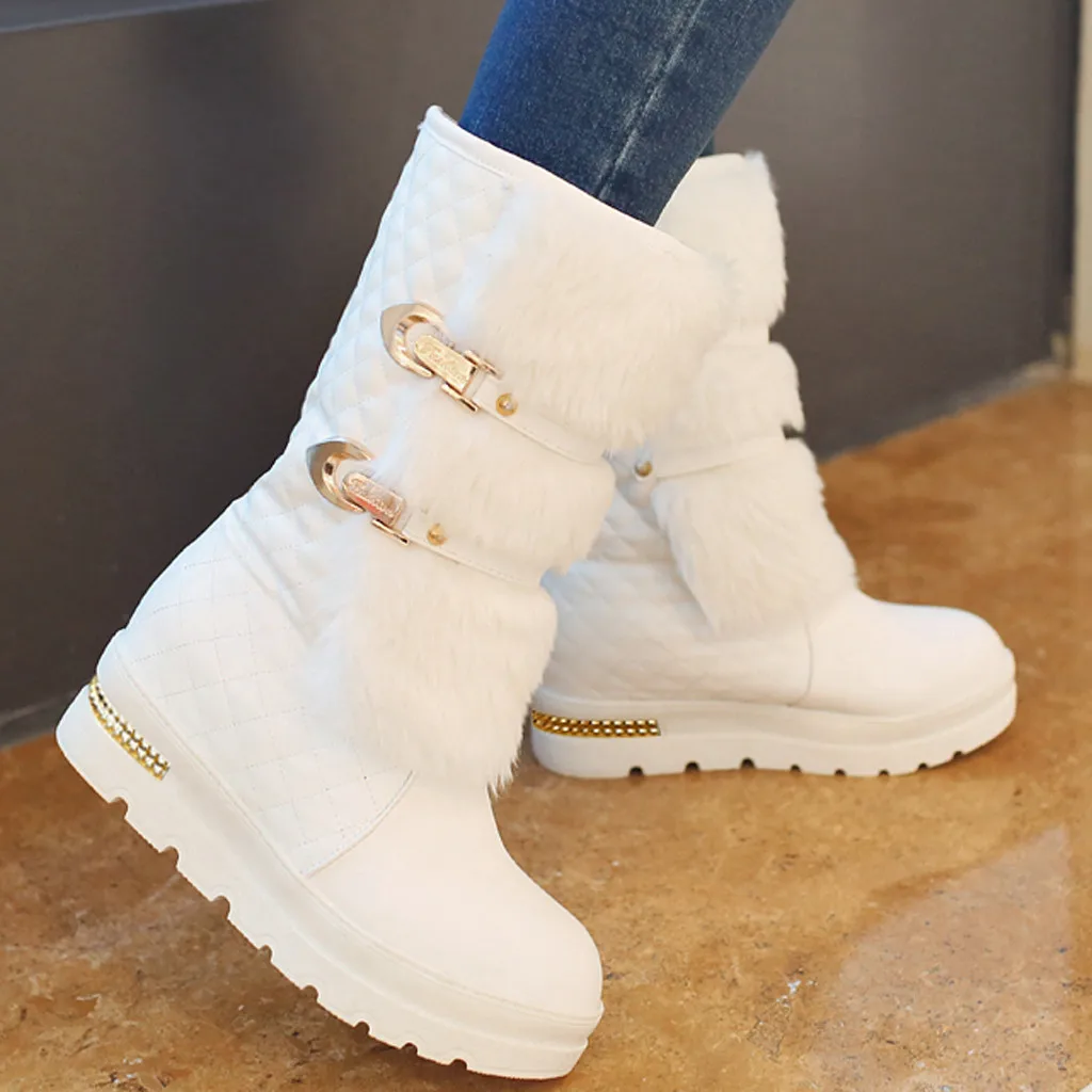 Новые женские зимние ботинки для отдыха в римском стиле, с пряжкой, на Плоском Каблуке, в римском стиле; сезон осень-зима ботинки на платформе женская зимняя обувь; большие размеры;# O14
