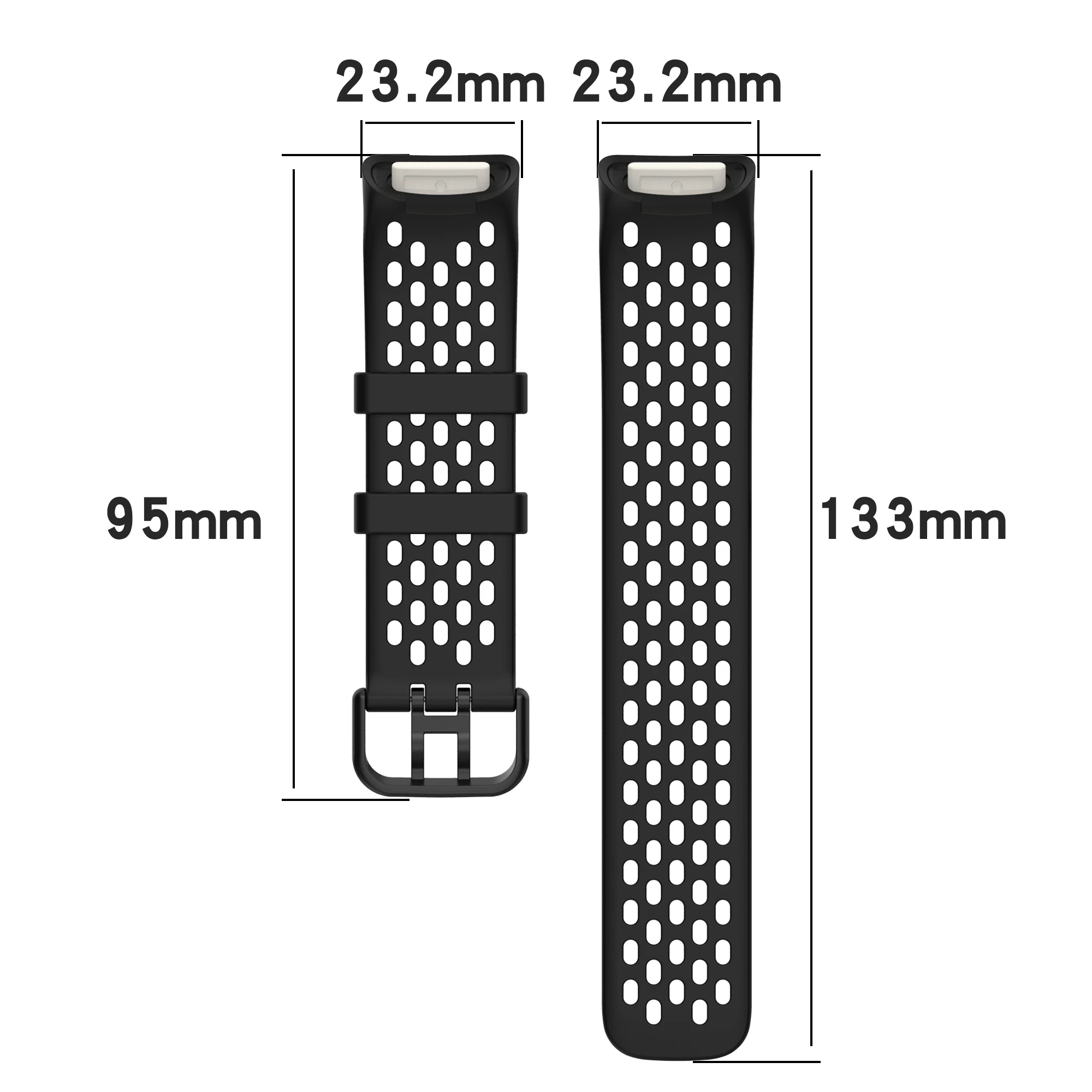 Strap For Fitbit Charge 5 Smart Watch Band Sports Breathable Strap Silicone Wristband For Fit Bit Charge 5 Bracelet Accessories