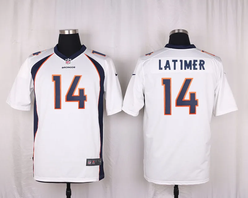 Синий Stitiched, Denver, Bradley Roby c. J. Anderson Aqib Talib cody latimer Джерси - Цвет: Синий