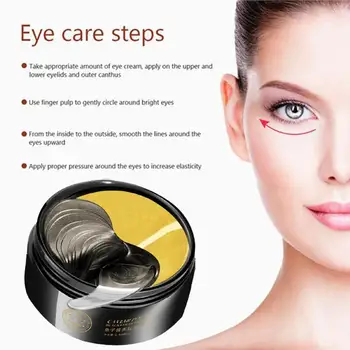 

60PCs 2-Color Eye Mask Eye Patches Under Eye Pad Bags Dark Circles Removal Anti Age Moisturizing Masks Skin Care