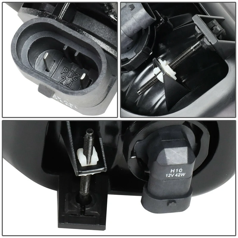 1 пара передних приводных противотуманных фар для CHEVY SILVERADO Clear 04-07 1500 2500