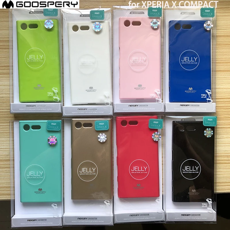Купить Original Mercury Goospery Color Pearl Jelly Flexible TPU Soft Mobile Phone Cover Case For Sony Xperia X compact  Мобильные телефоны | Phone Case  Covers (4000186866740)
