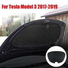 Для Tesla модель 3- передняя крышка капота двигателя шумоподавляющий коврик звукоизоляционный ватный коврик автомобильные термостойкие прокладки автомобильные аксессуары
