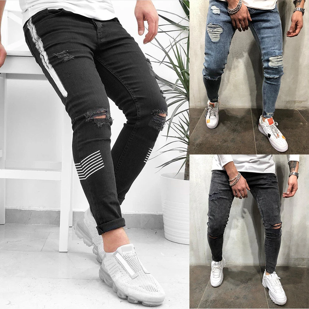 jeans streetwear homme