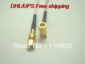 DHL/EMS Горячая 100 шт SMB Женский прямоугольный к SMC Женский обжимной RG316 Jumper-A2