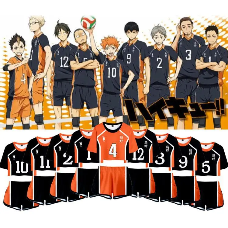 

Anime Haikyuu Cosplay Shirt Shorts Nishinoya Jersey Hinata Shoyo Oikawa Tooru Costumes Sexy K-pop Suit Women's Sport Suit Outfit