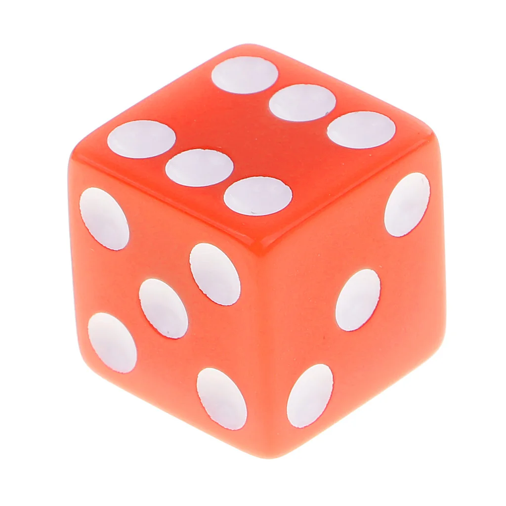 Set/10pcs Six Sided D6 Digital Dice Party Gaming Dice D&D RPG Board Game Parties Board Game Dices Polyhedral Dices