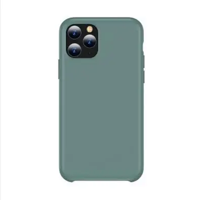TOTU официальный жидкий силиконовый однотонный чехол для телефона для Iphone 11 11 Pro роскошный яркий чехол для Iphone 11 Pro Max - Цвет: GREEN