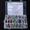 1 box 540 pcs Scissors Silencer Parts with Screws Mix in one set Haircutting Styling Scissors Accessories Bumpers Silenciador 2